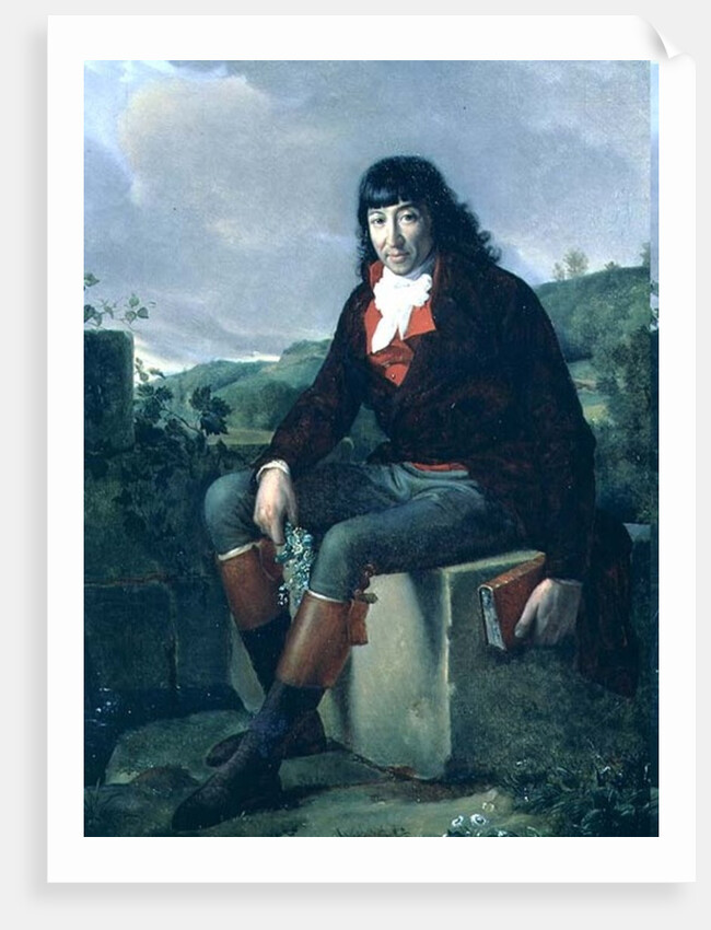 Portrait of Louis Marie de La Revelliere-Lepeaux after a portrait by Francois Gerard by Gerard van Spaendonck