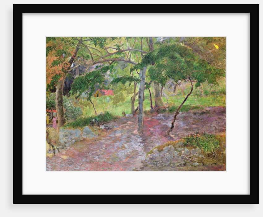 Tropical Landscape, Martinique, 1887 by Paul Gauguin