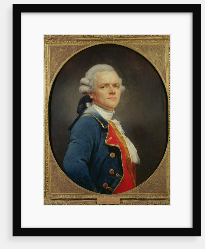 Self Portrait as a Naval Officer by Joseph Ducreux