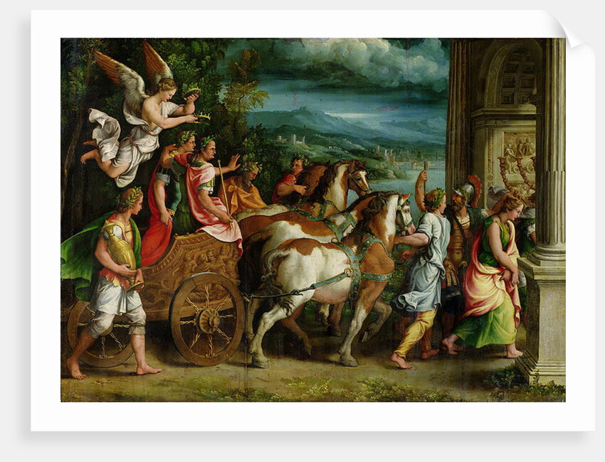 The Triumph of Titus and Vespasian, c.1537 by Giulio Romano