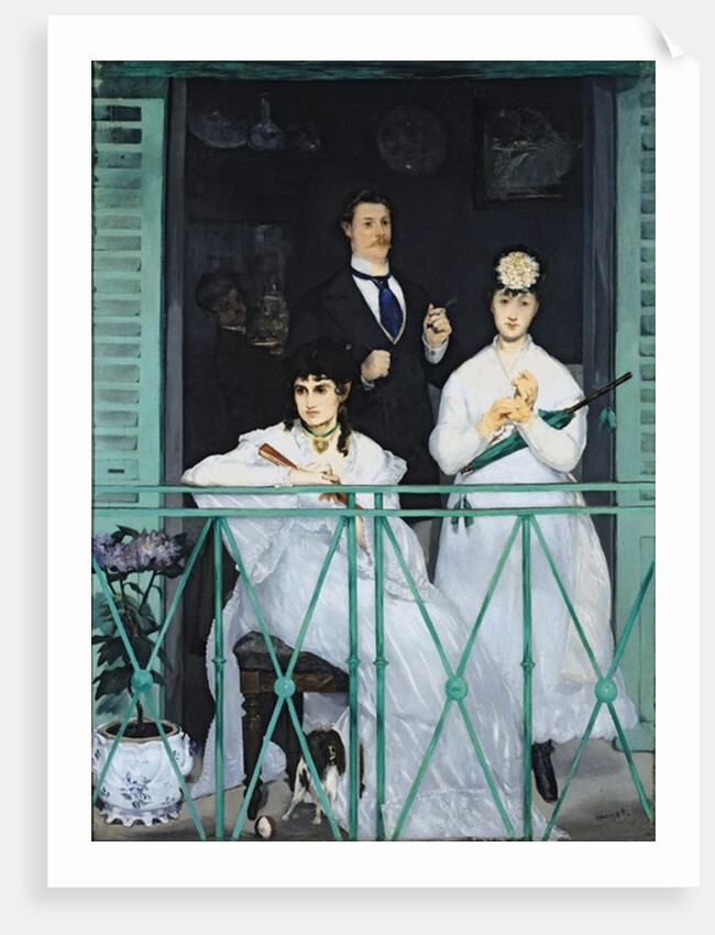 The Balcony, 1868-9 by Edouard Manet