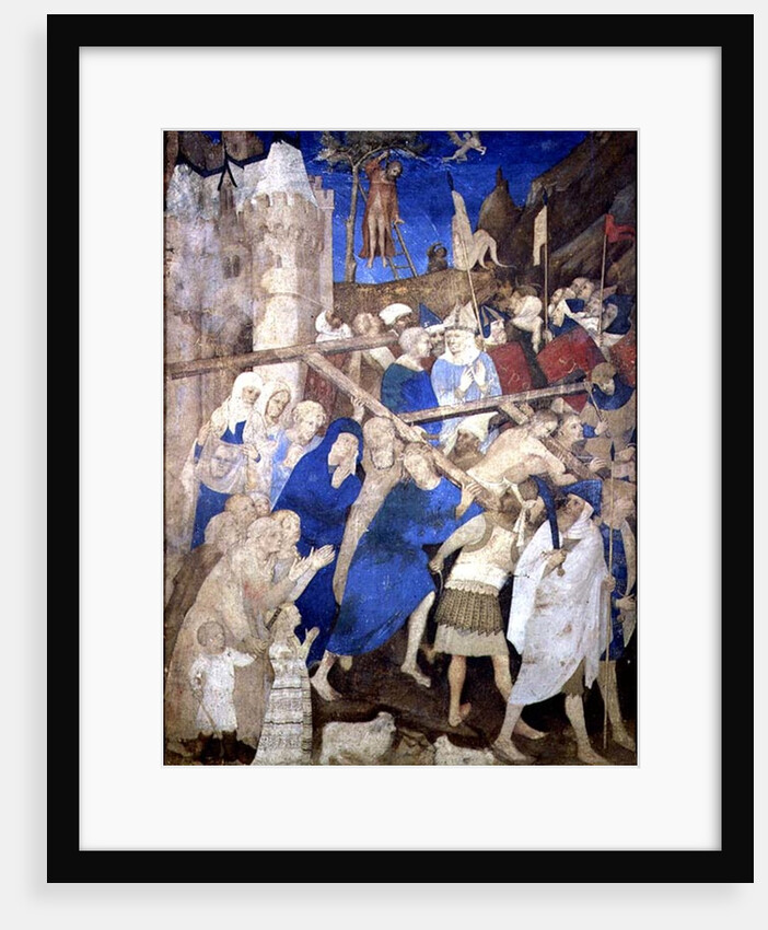 Christ Carrying the Cross by Jacquemart de Hesdin