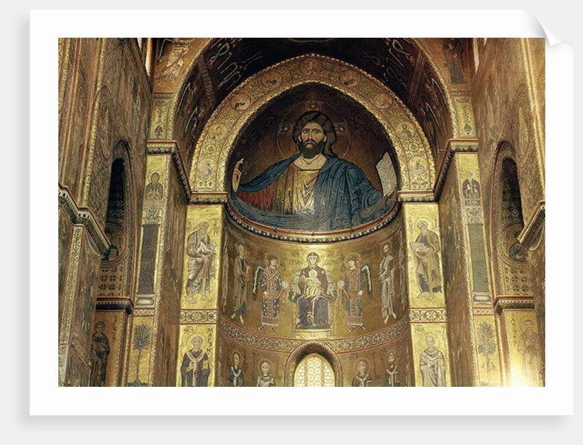 Christ Pantocrator; Virgin and Child with Angels and Apostles by School Italian