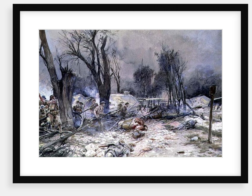 The Offensive at Saint-Pierre-Aigle, July 1918 by Francois Flameng