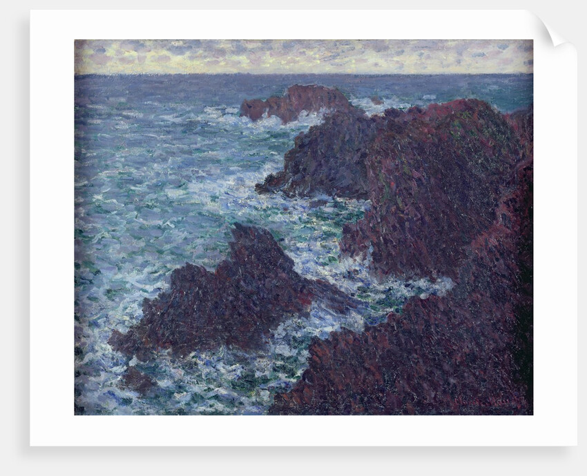 The Rocks at Belle-Ile, the Wild Coast, 1886 by Claude Monet