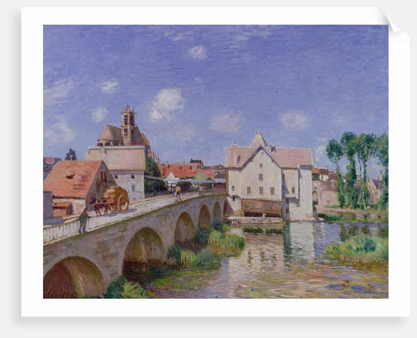 The Bridge at Moret, 1893 by Alfred Sisley