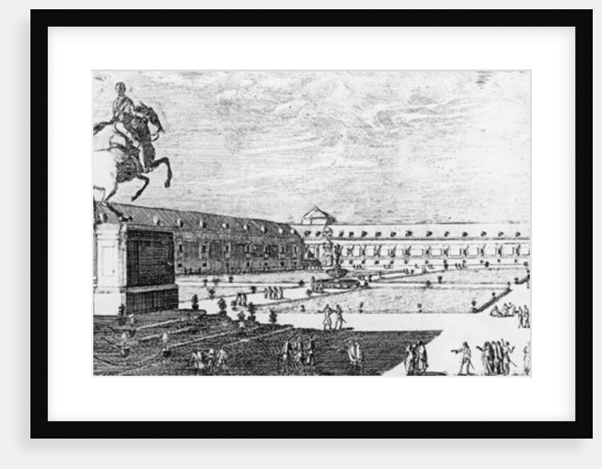 Facade and Entrance to the Buen Retiro Palace, Madrid by Louis Meunier