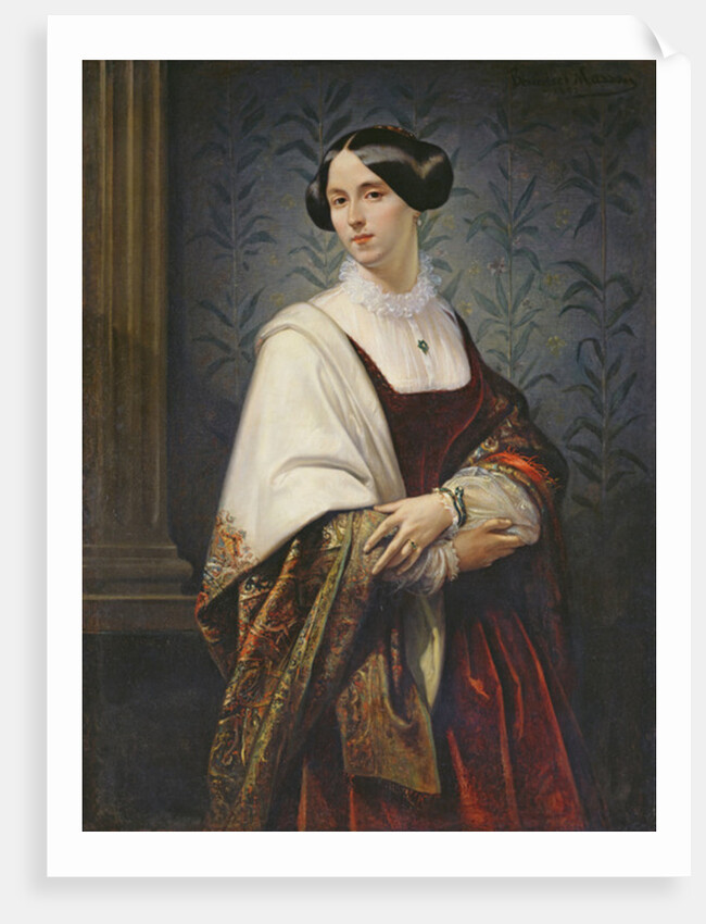 Portrait of a Woman, 1853 by Benedict Masson