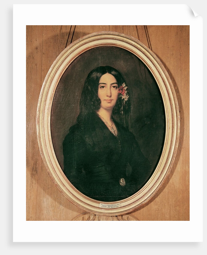George Sand, 1832 by Auguste Charpentier