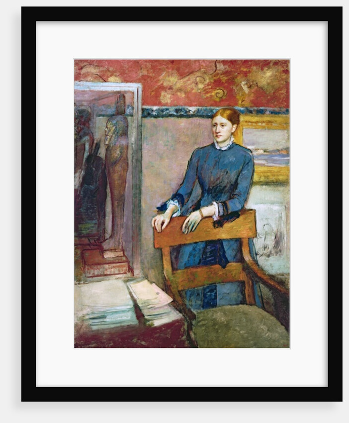 Helene Rouart in her Father's Study, c.1886 by Edgar Degas