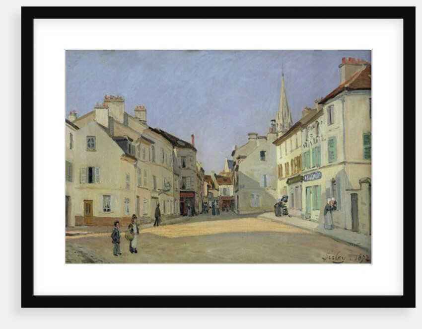 Rue de la Chaussee at Argenteuil, 1872 by Alfred Sisley