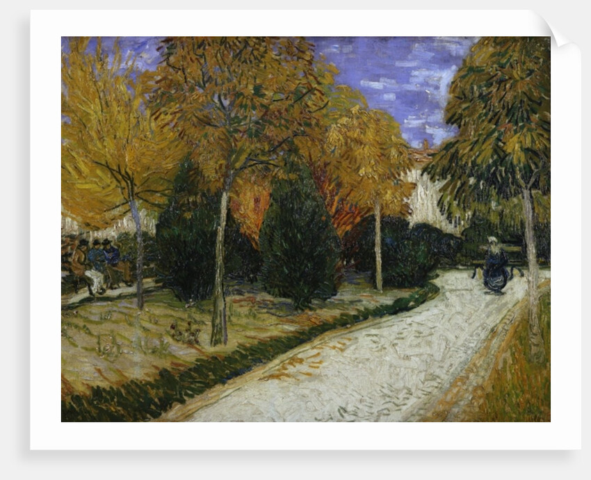Path in the Park at Arles, 1888 by Vincent van Gogh