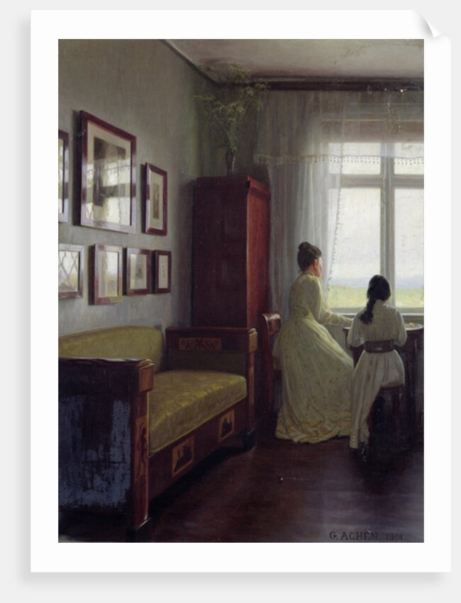 Interior, 1901 by Georg Nicolai Achen