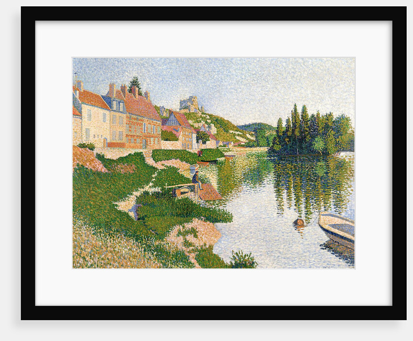 The River Bank, Petit-Andely, 1886 by Paul Signac