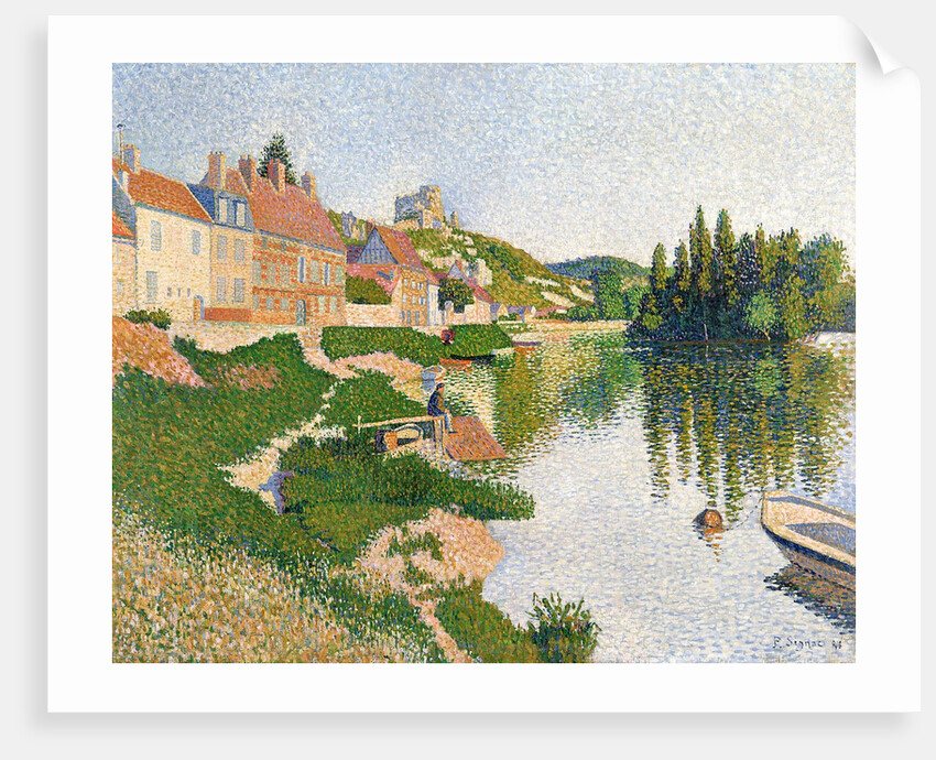The River Bank, Petit-Andely, 1886 by Paul Signac