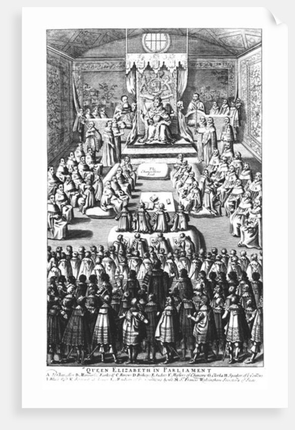 Queen Elizabeth I and Parliament by English School