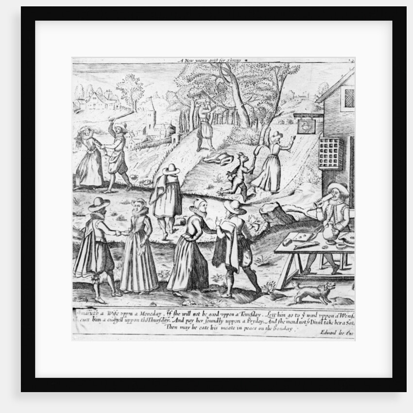 A New Year's Gift for Shrews, pub. by Edward Lee, c.1620 by C. Terill