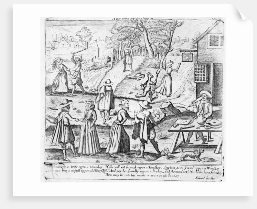 A New Year's Gift for Shrews, pub. by Edward Lee, c.1620 by C. Terill