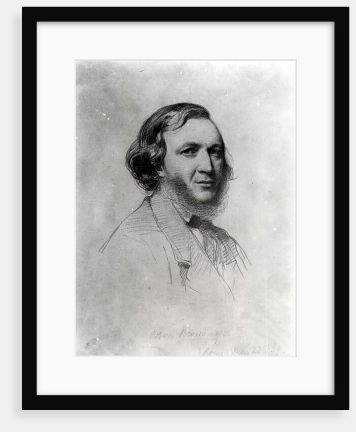 Portrait of Robert Browning by Field Talfourd