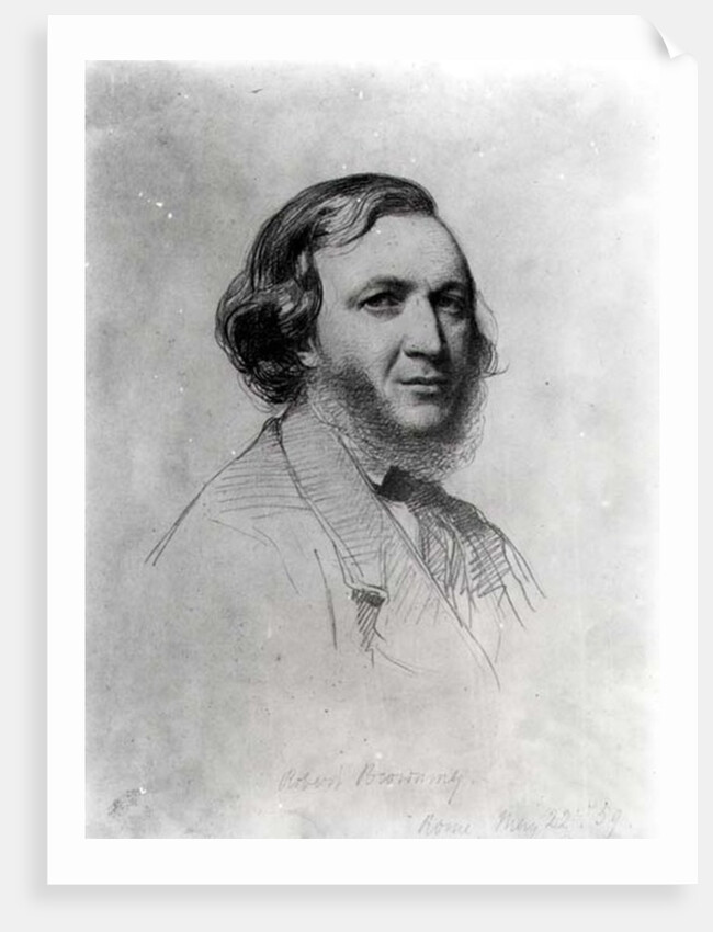 Portrait of Robert Browning by Field Talfourd