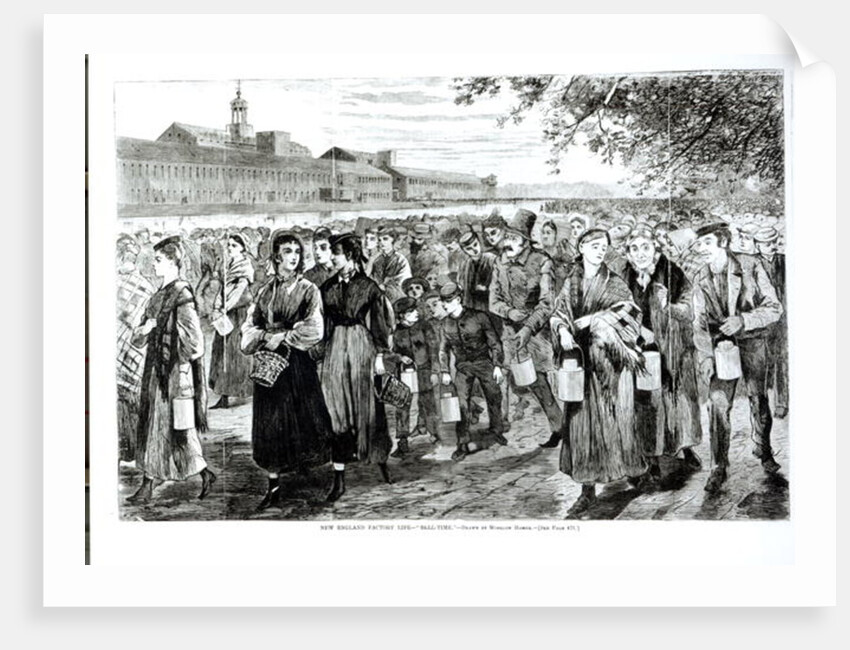 Bell Time, New England Factory Life by Winslow Homer