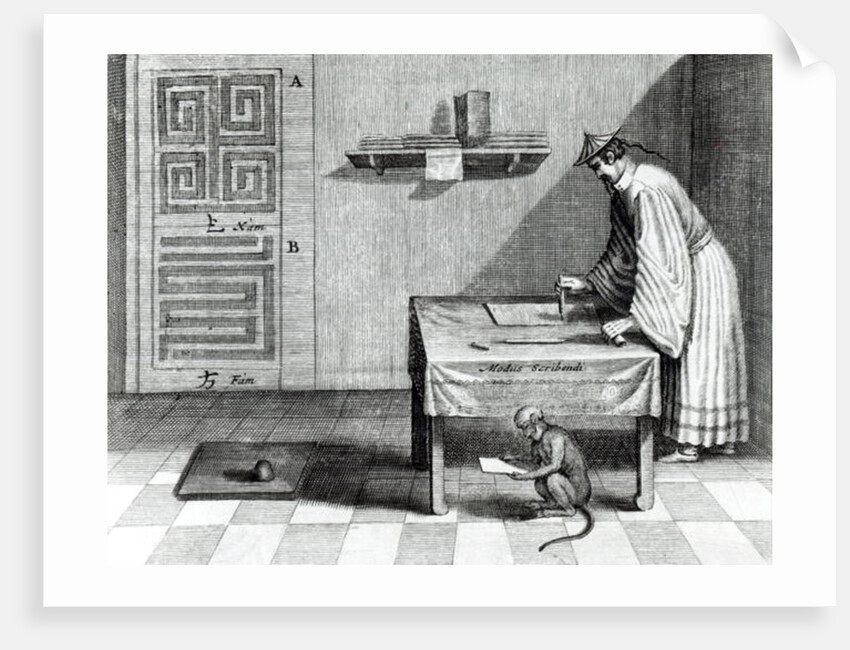 A Chinese Scribe by Dutch School