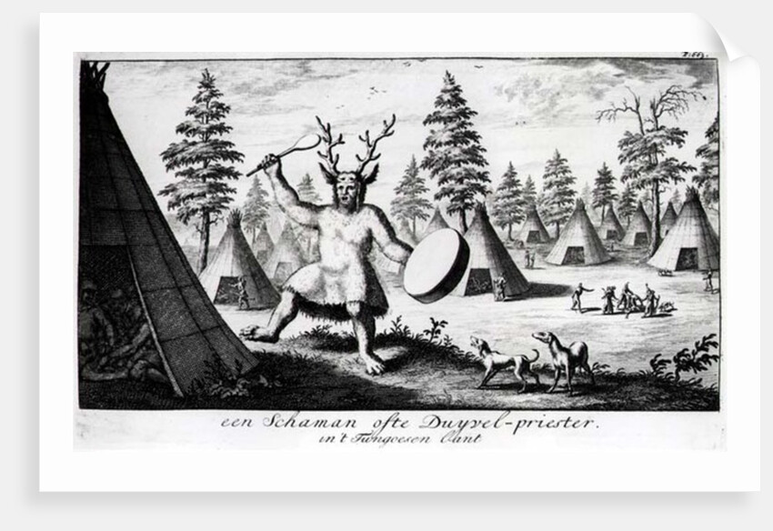 Native American Shaman by Dutch School