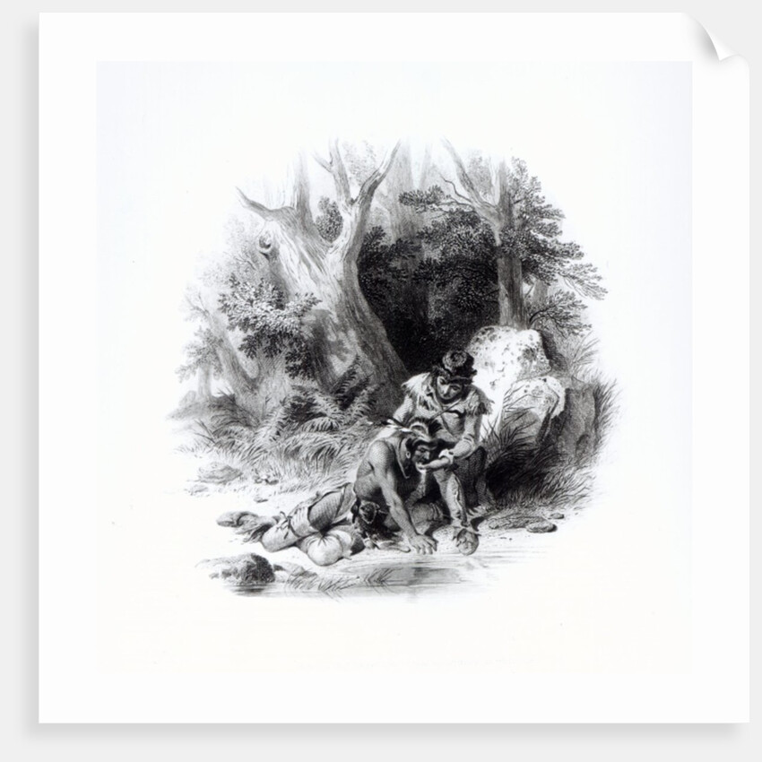 Illustration from 'The Last of the Mohicans' by James Fenimore Cooper by American School