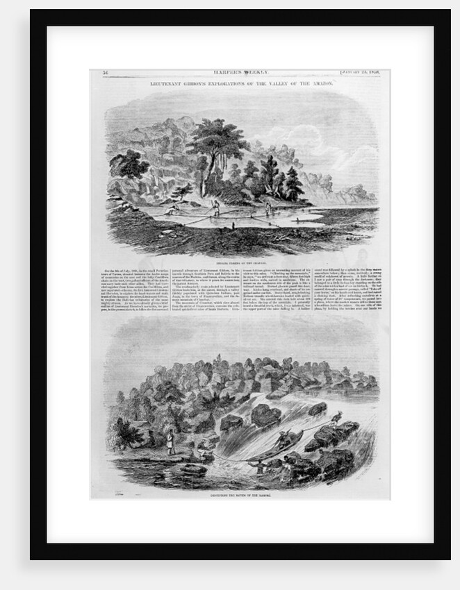 Lieutenant Gibbon's Explorations of the Valley of the Amazon by American School