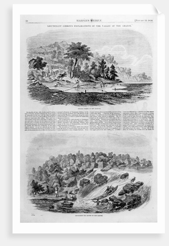 Lieutenant Gibbon's Explorations of the Valley of the Amazon by American School