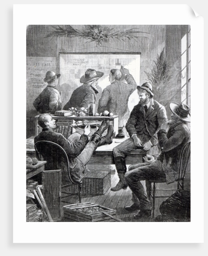 A Kansas Land Office by American School