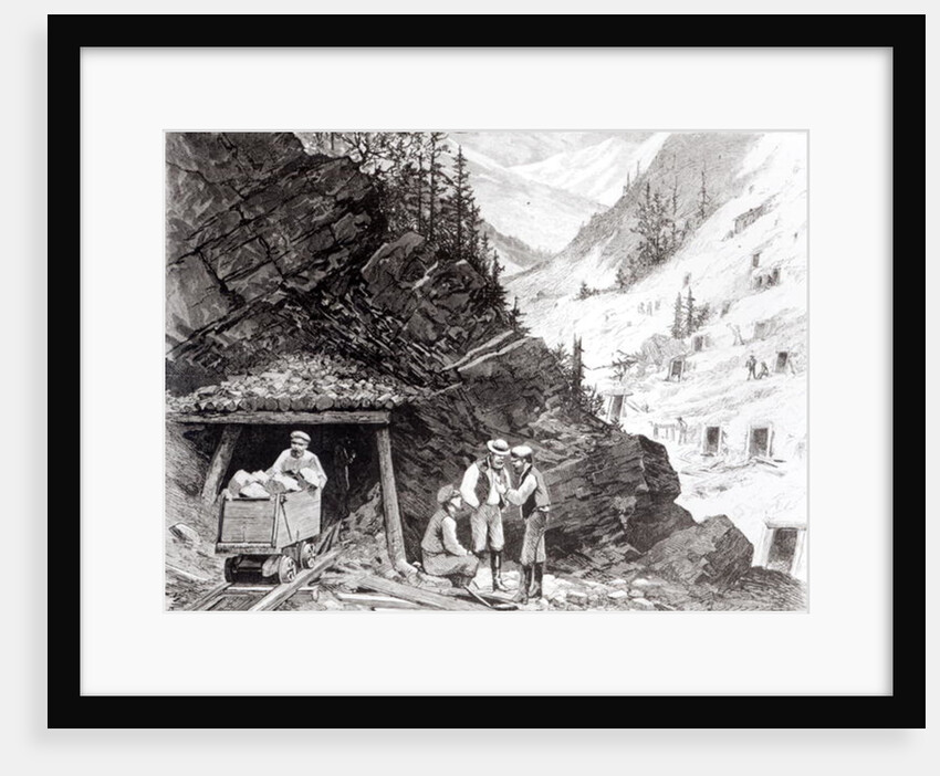 Gold and Silver Mining, Colorado - A Honey-Combed Mountain by American School