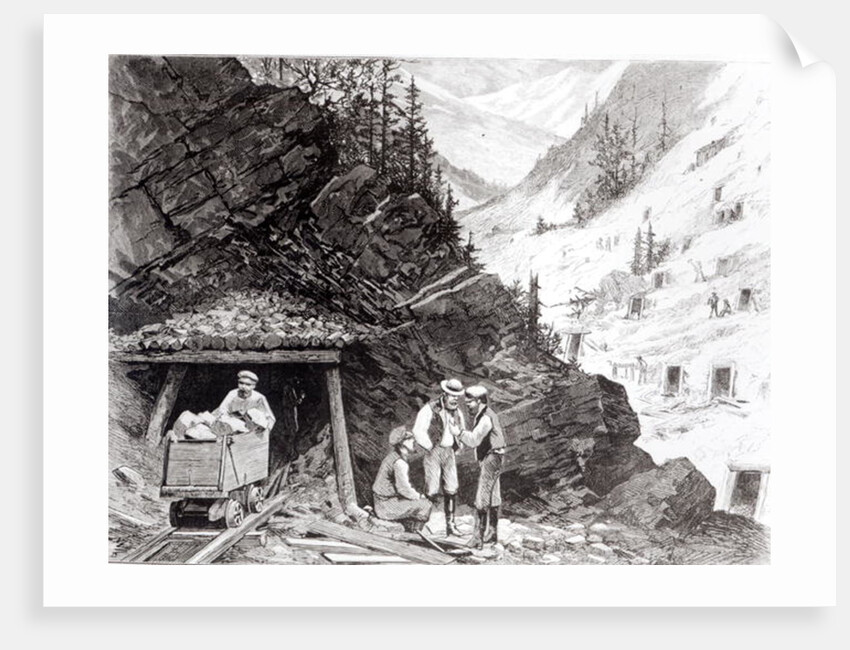 Gold and Silver Mining, Colorado - A Honey-Combed Mountain by American School