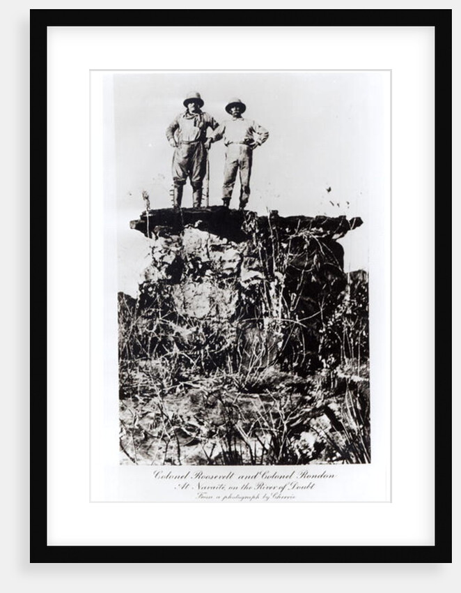Colonel Roosevelt and Colonel Rondon at Navaite on the River of Doubt by Anonymous