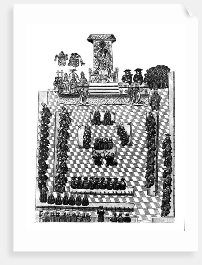 Henry VIII in Parliament by English School