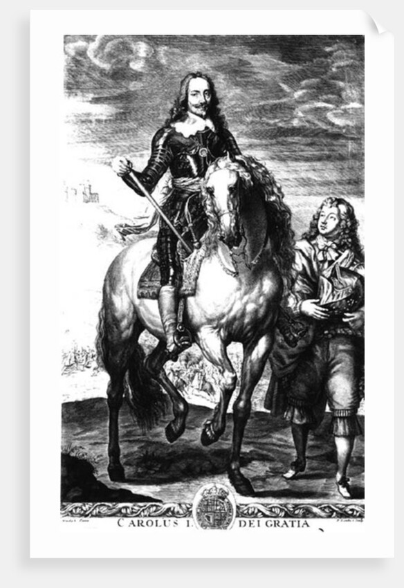 Equestrian portrait of Charles I by Anthony van Dyck