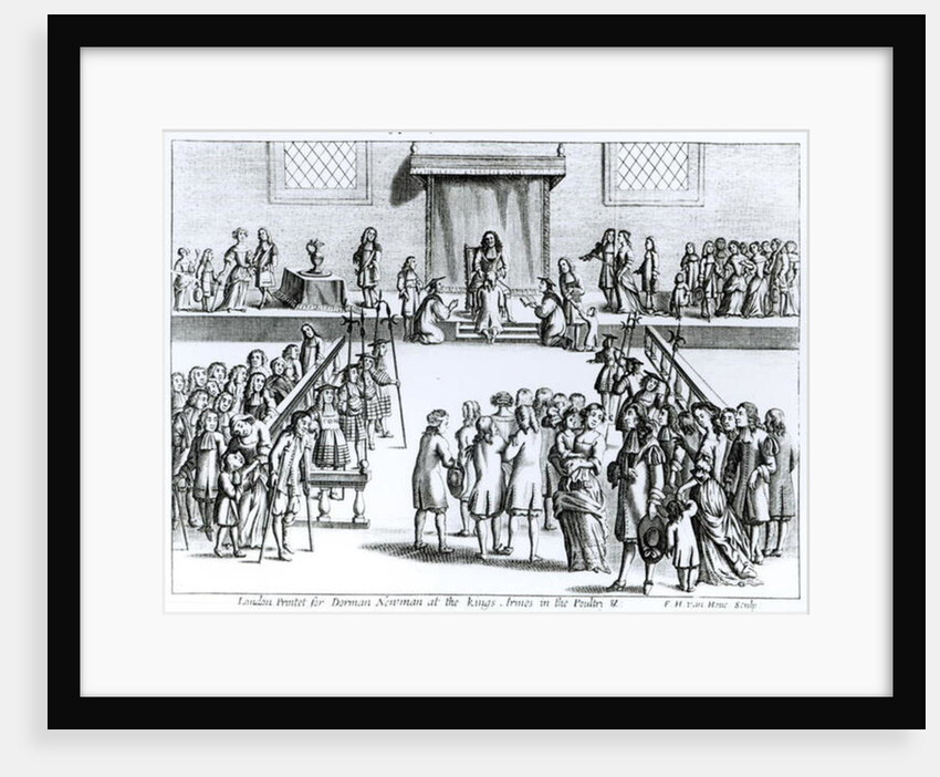 The Manner of his Majesty Curing the Disease Called the King's-Evil by English School