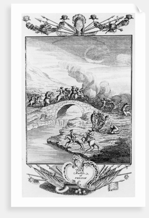 The Battle of Preston, 20th August 1648 by English School