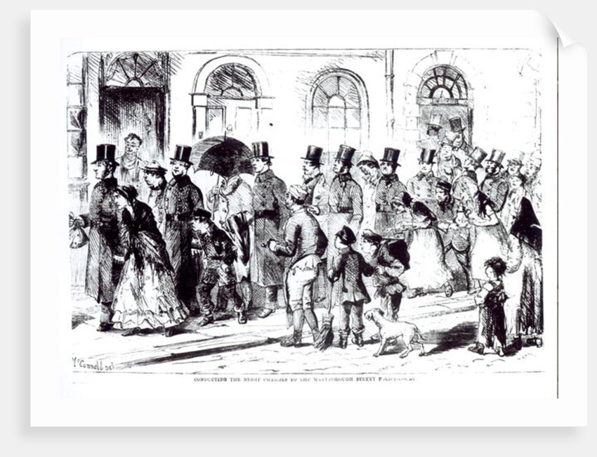 Conducting the Night Charges to the Marlborough Street Police Court by William McConnell