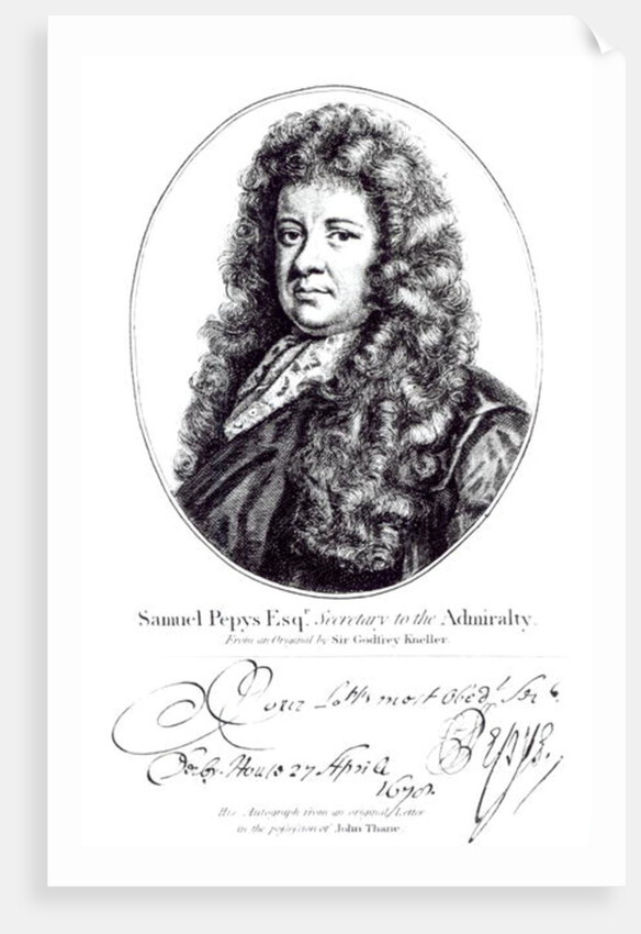 Samuel Pepys by Godfrey Kneller