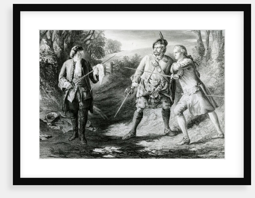 Rob Roy Parting Duellists Rashleigh and Francis Osbaldistone by James Blake McDonald