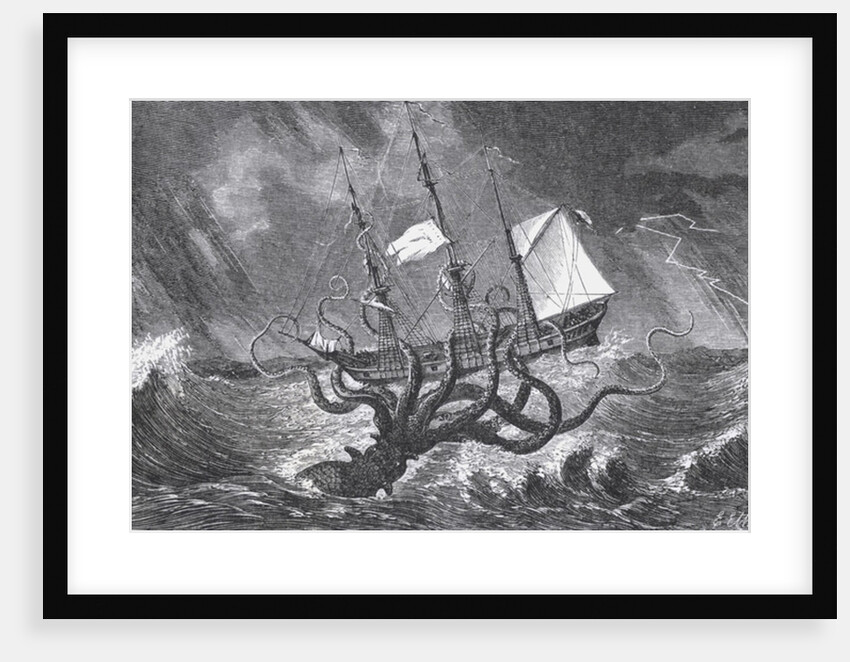 The Kraken, as Seen by the Eye of Imagination, 1887 by Edward Etherington