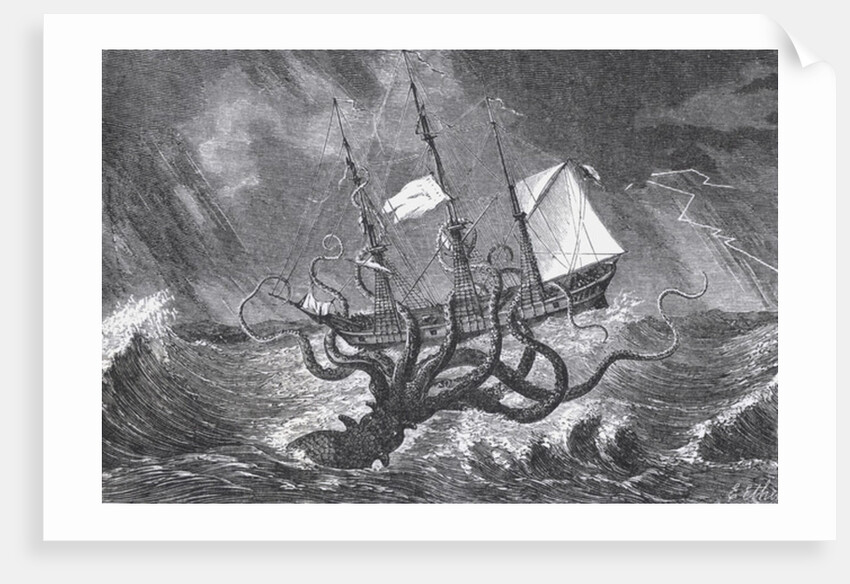 The Kraken, as Seen by the Eye of Imagination, 1887 by Edward Etherington