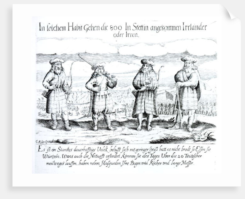 In Such Attire did 800 Irishmen Arrive in Stettin by Georg Koler