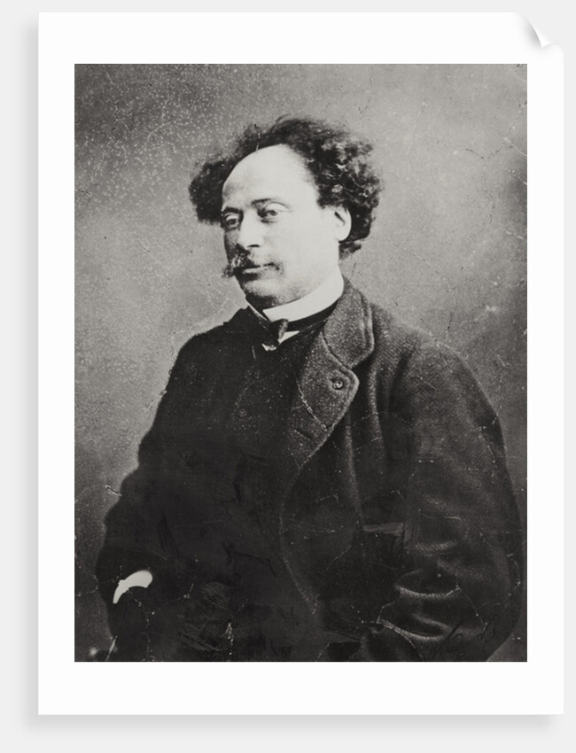 Alexandre Dumas Fils by French Photographer