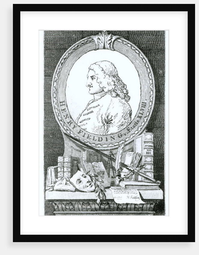Henry Fielding at the Age of Forty Eight by William Hogarth