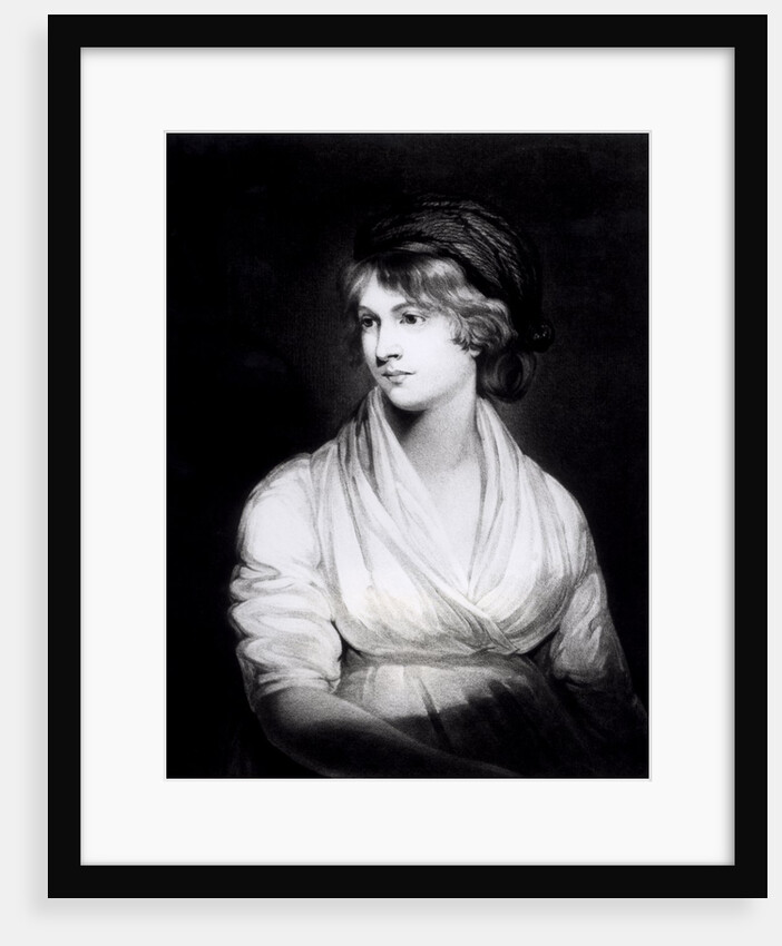 Portrait of Mary Wollstonecraft Godwin Author of a Vindication of the Rights of Woman by John Opie