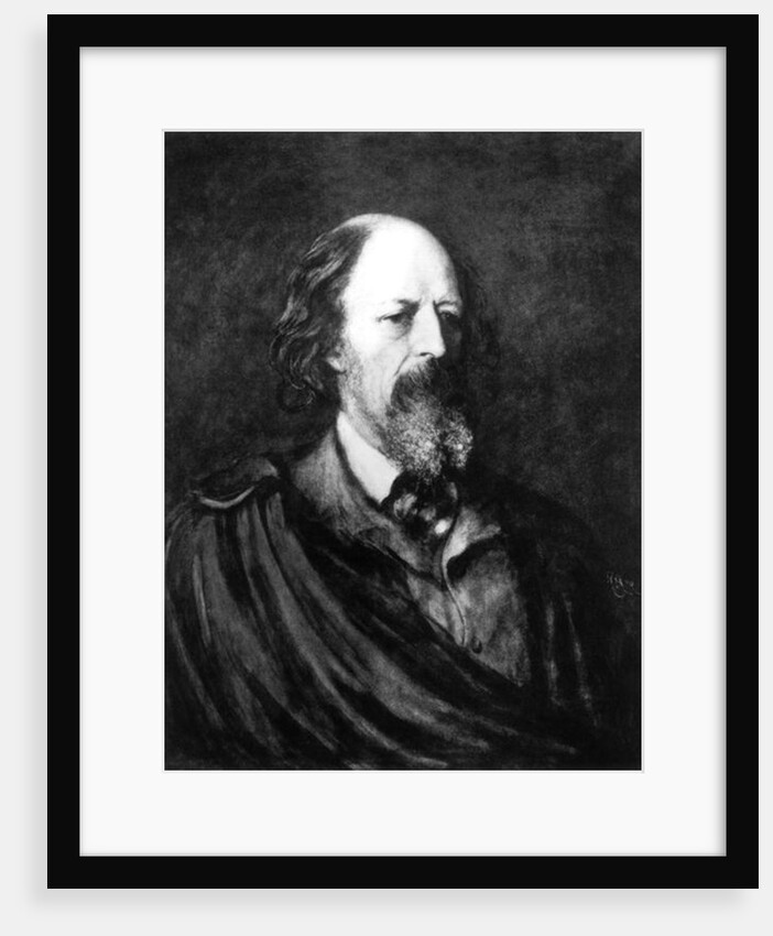 Portrait of Alfred, Lord Tennyson by English School