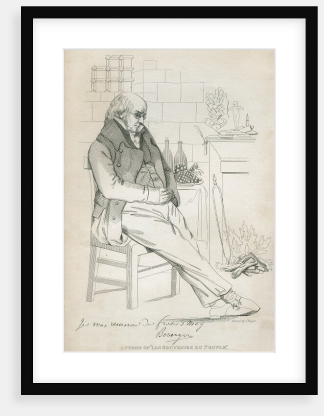 Pierre-Jean de Beranger by Joseph Yeager