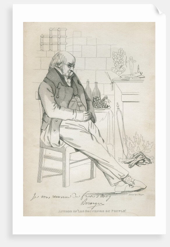 Pierre-Jean de Beranger by Joseph Yeager